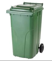 Kleincontainer aus Polyethylen 240l, grün - Container