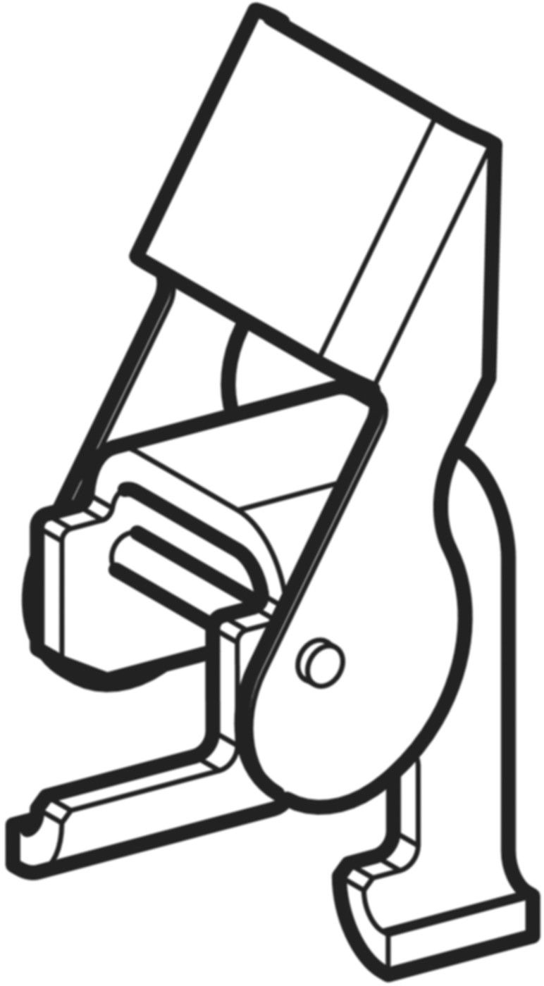 Systemschienen-Klammern GEBERIT Duofix