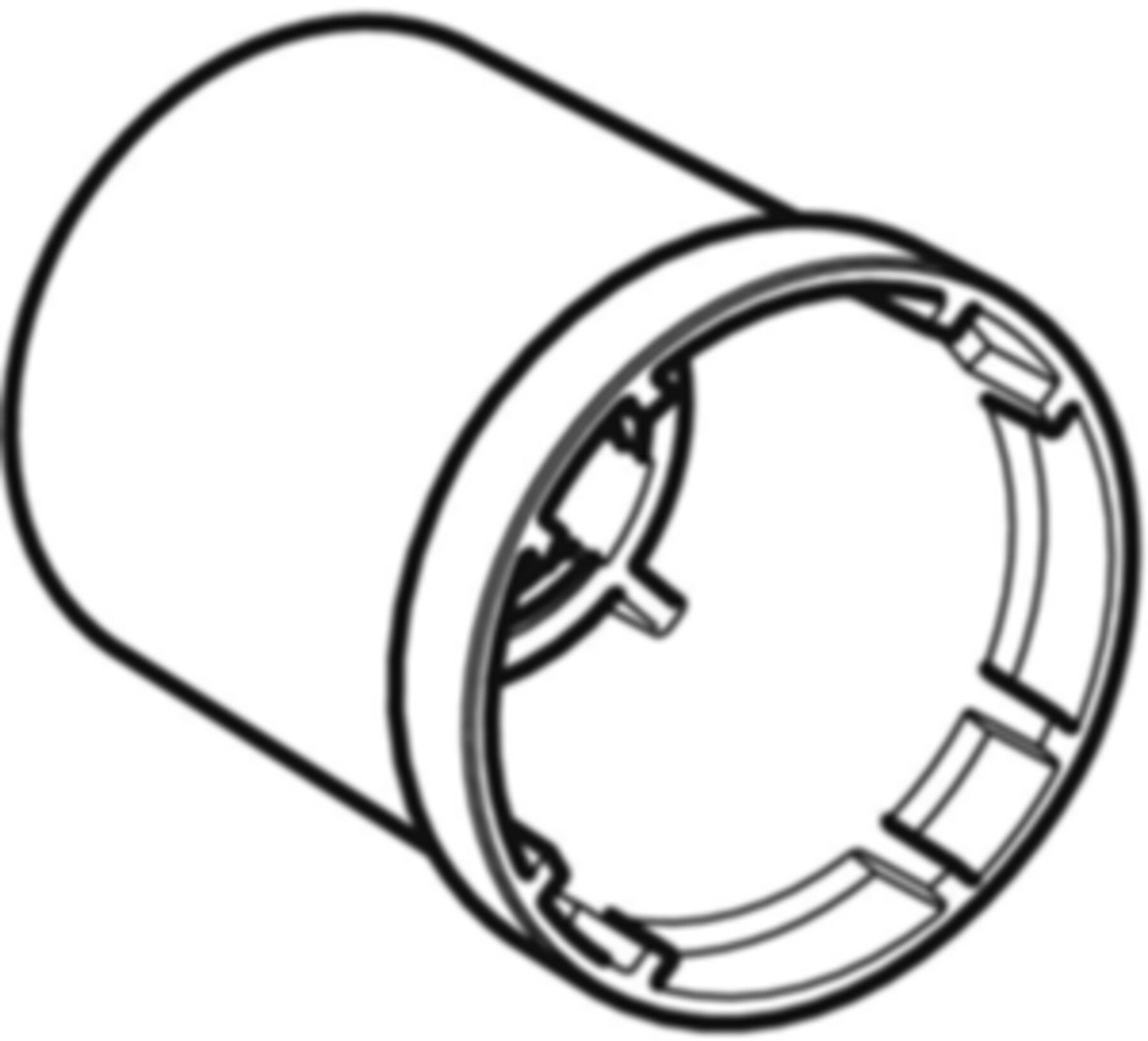 Bauschutz für Dose 90° 1/2" 650.928.00.1 - Geberit-Push Fit-Werkzeuge