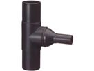 Tee reduziert PE100 S5 PN 16 d 50/ 25mm 753 201 077 - PE100 Stutzenformstücke langschenklig