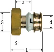 Anschlussverschraubungen NUSSBAUM Optiflex-Flowpress