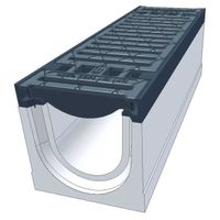 mit Guss-Stegrost A15-C250 Element 50cm