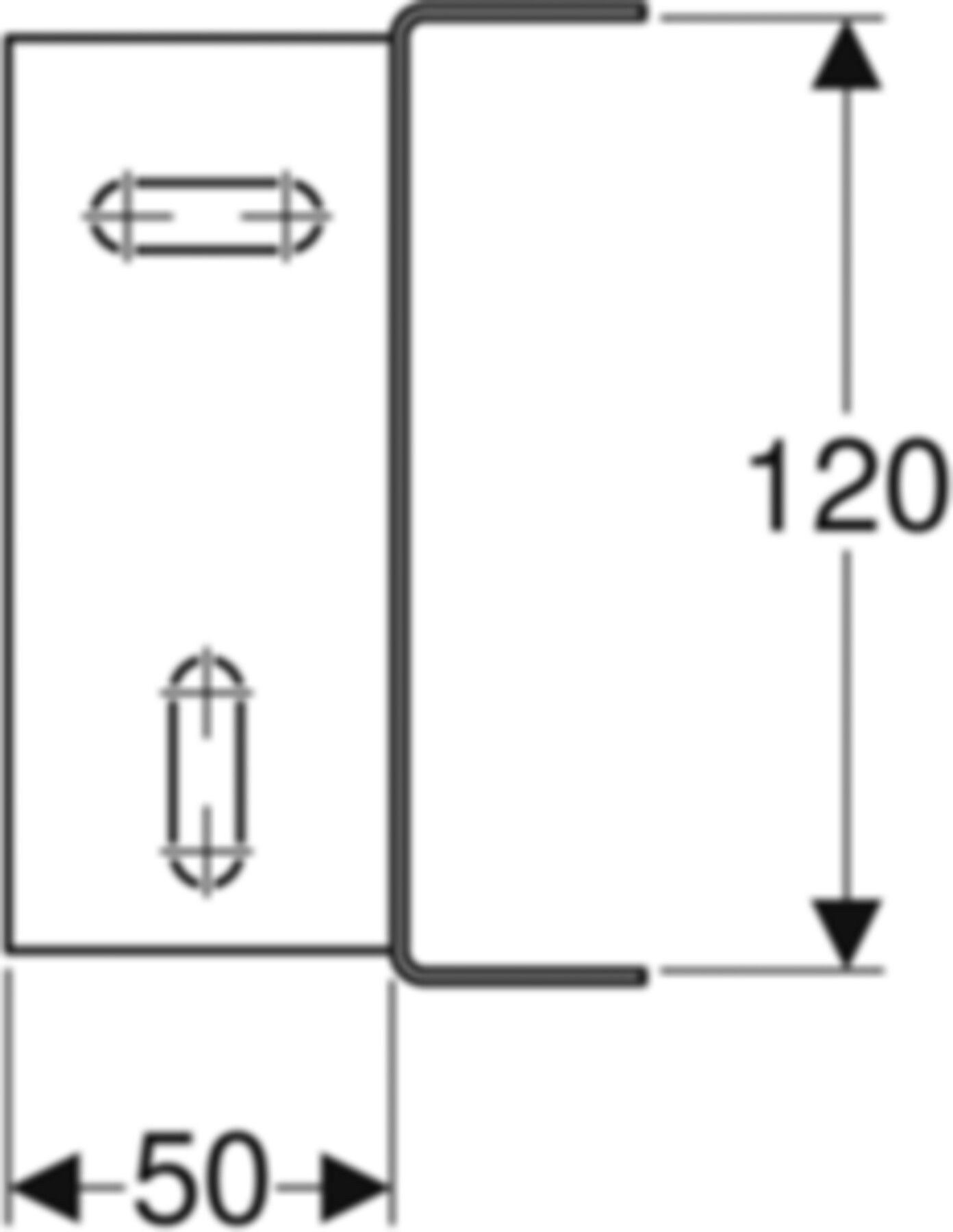 Montagefüsse Set à 2 Stk. 650.416.00.2 zu Verteilerschrank - Geberit-Push Fit-Formstücke