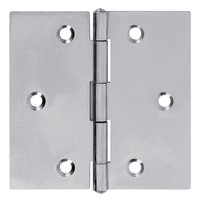 CHARMAG Scharnier kantig, mit vernietetem Stift HxB=60x60mm, verzinkt - Scharniere, Verschlüsse und Zubehör