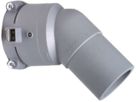 Winkel 45° Muffe-Stutzen 6223 40mm 761 069 451 - GF Instaflex-HWS-Schweisssystem