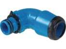 Winkel-Steckfitting 90° 6450 mit ZAK-Anschluss d 63mm - Hawle Steckfittinge