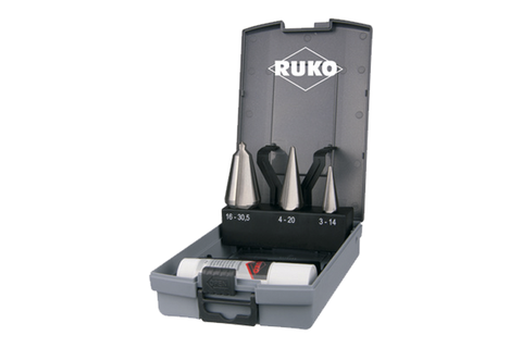 Stufenbohrer, Blechschälbohrer und Versenker