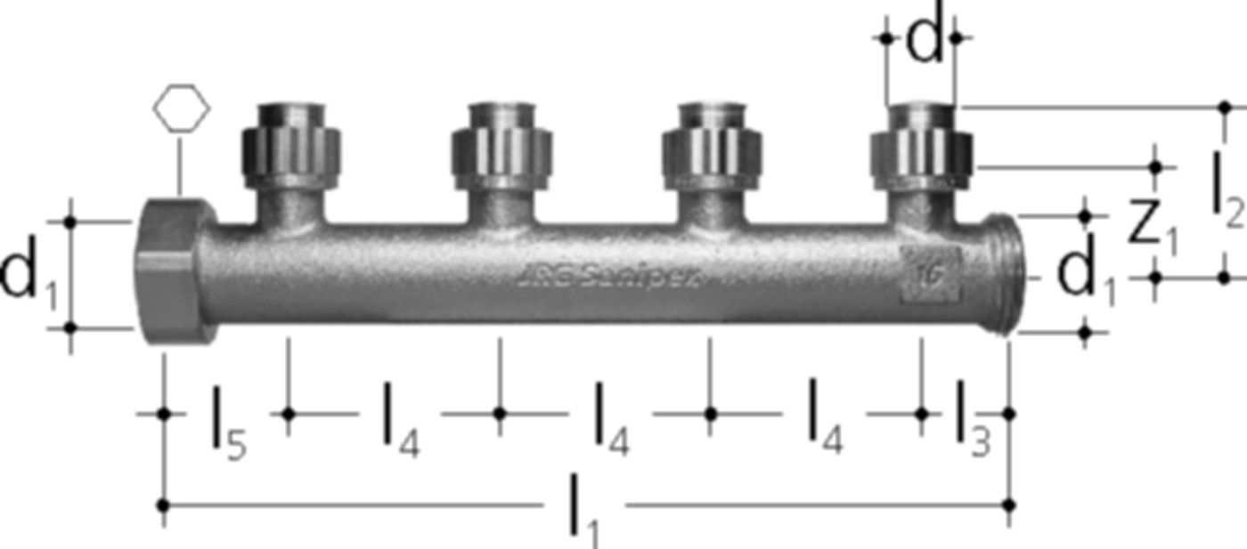 Verteiler +GF+ JRG Sanipex