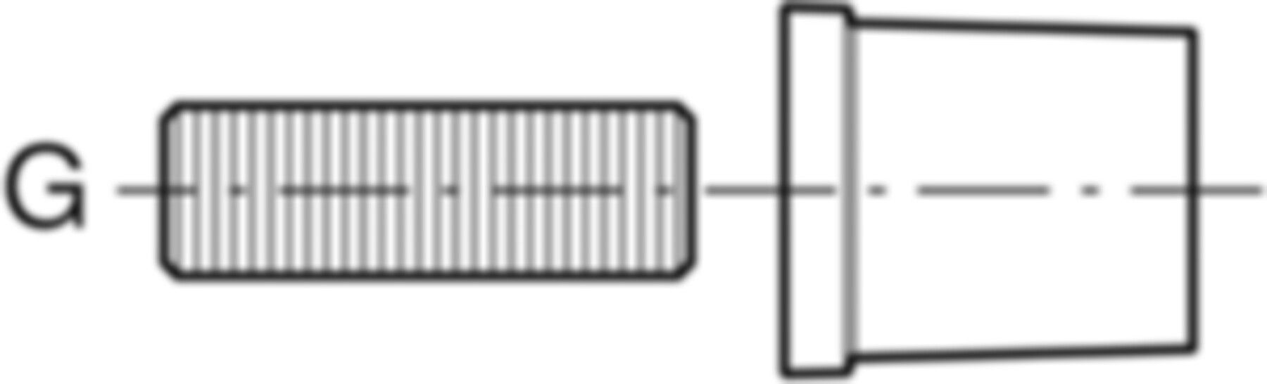 Set Montagehilfe 1/2" 601.744.00.1 für Anschluss gerade für Trockenbau - Geberit-Push Fit-Formstücke
