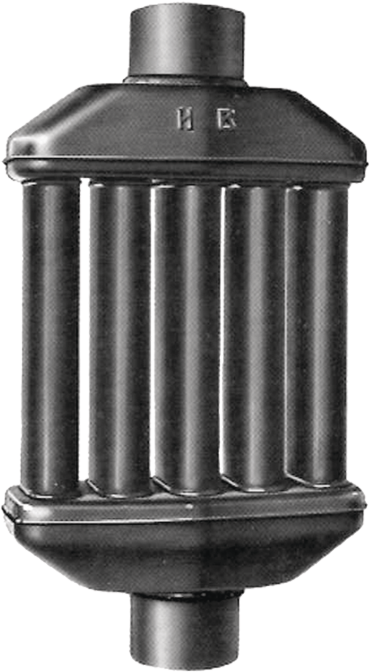 O'aufsatz HB 5R schwarz 105/700mm 857 - Ofenrohre und Zubehör