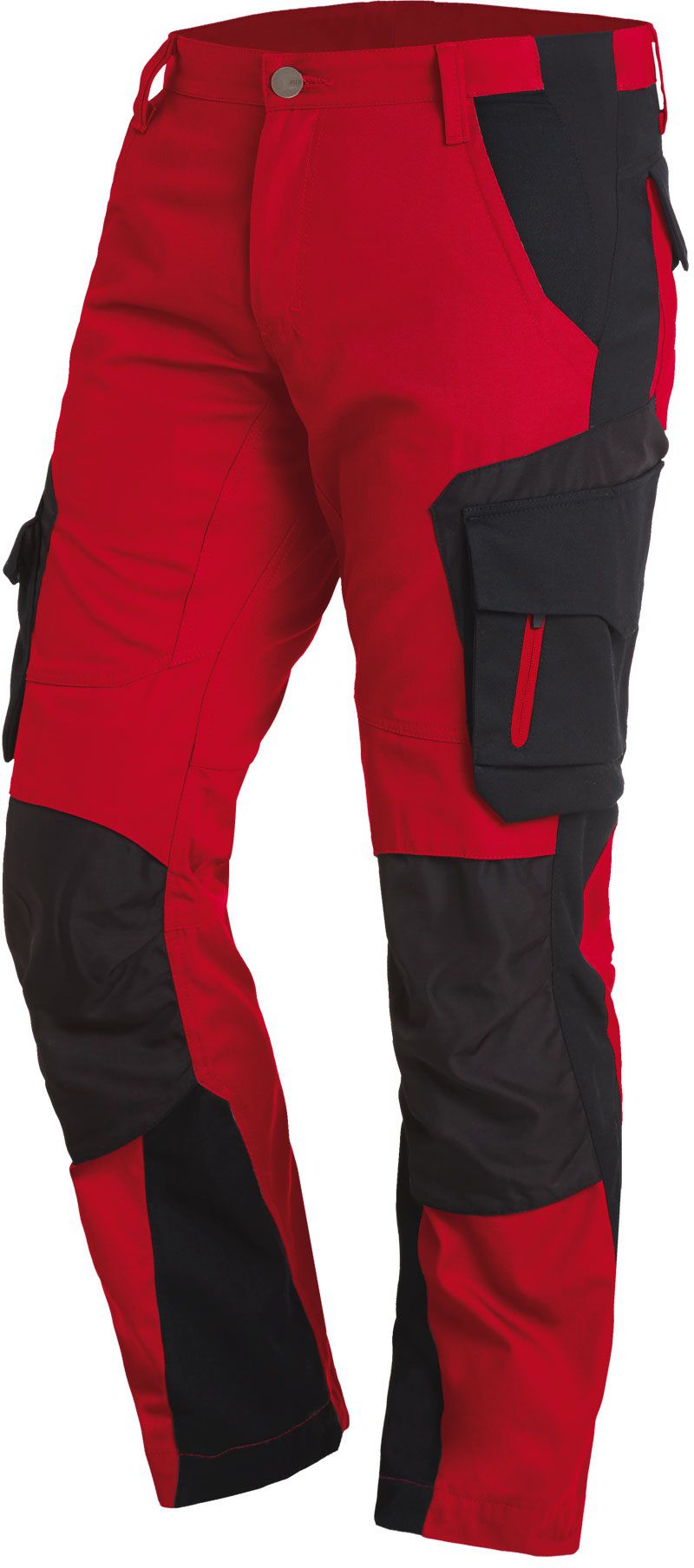 FHB FLORIAN Arbeitshose rot-schwarz Gr. 110 - Textilien