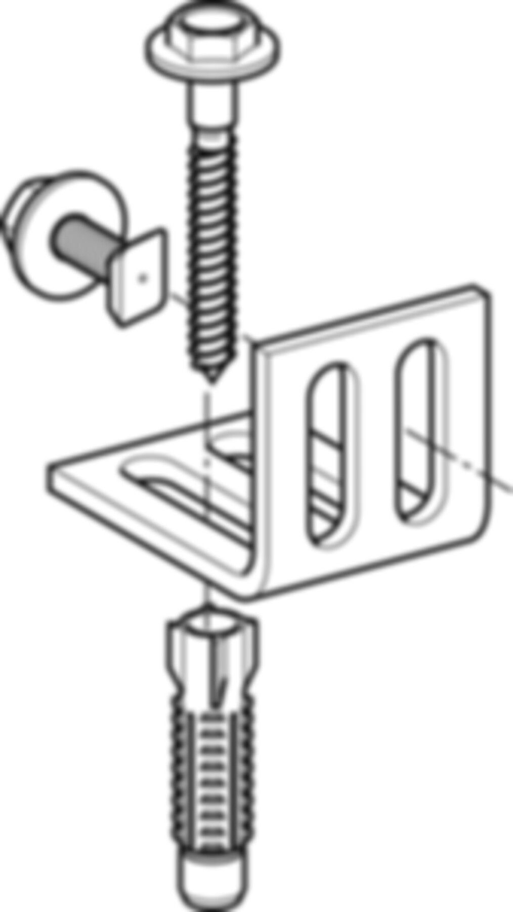 Montagewinkel 7,5 x 5,5 x 5cm 461.002.00.1 - Geberit-GIS