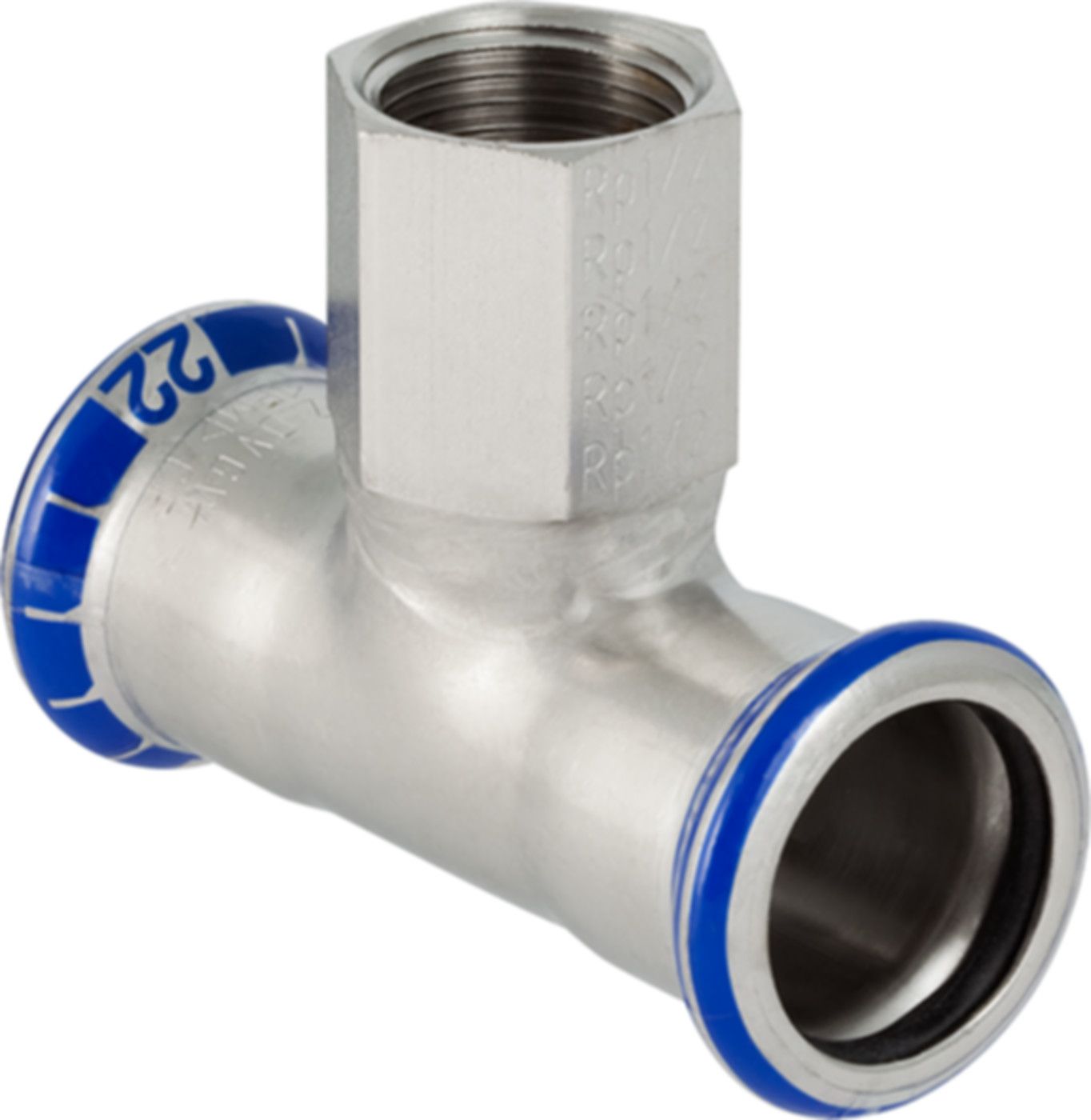 T-Stück m/IG 35mm-3/4"-35mm 31313 - Mapress-Sanitär-Presssystem-Formstücke