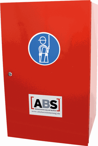 Aufbewahrungsschrank 400x350x650 mm PS-1015 ABS Care+ mit Zylinderschloß - ABS Absturzsicherung PSA + Werkzeuge