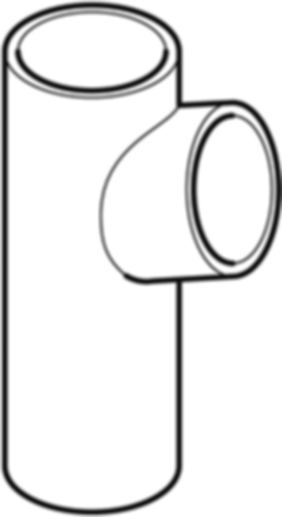 Abzweig 88,5° d 63/ 50mm 364.162.16.1 - Geberit-PE-Formstücke