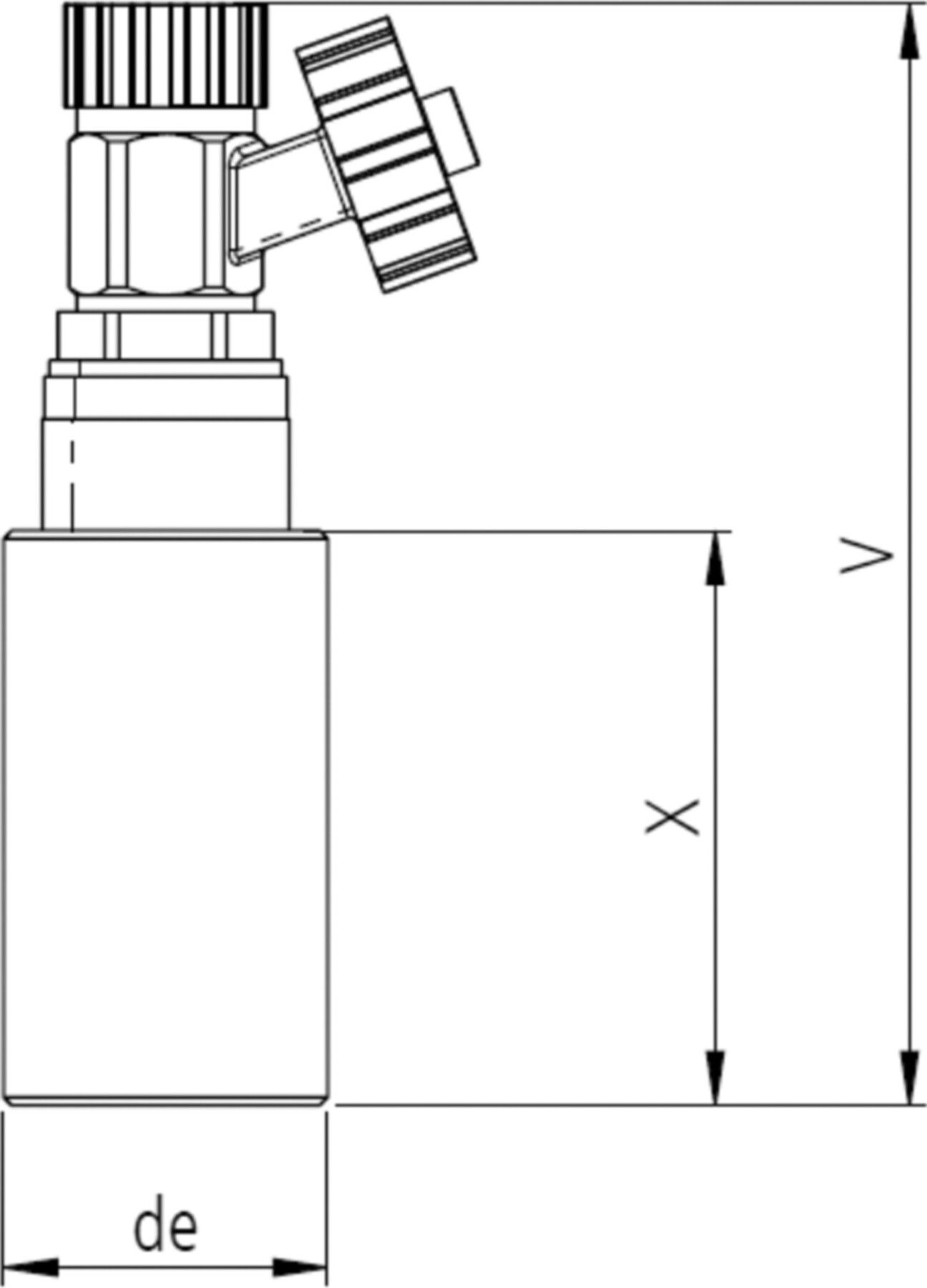 Entlüfterkappe 40 SDR11 1/2" 06.8099 - Haka-Erdwärmetechnik