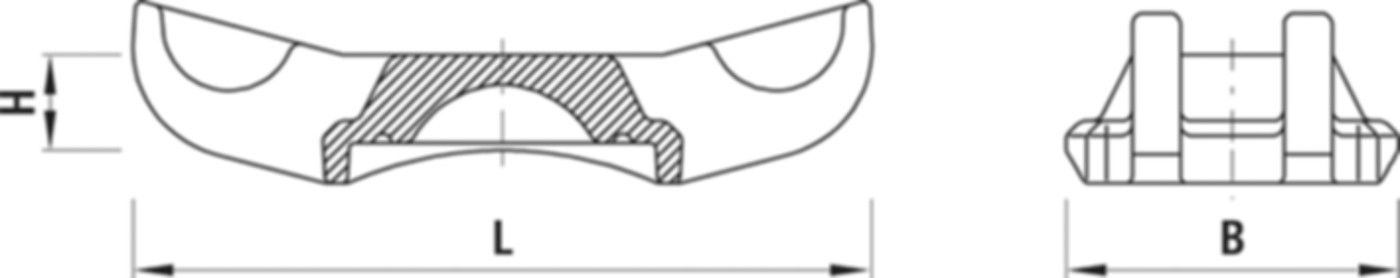 Universal-Blindschelle 3540 - Hawle Hausanschluss- und Anbohrarmaturen
