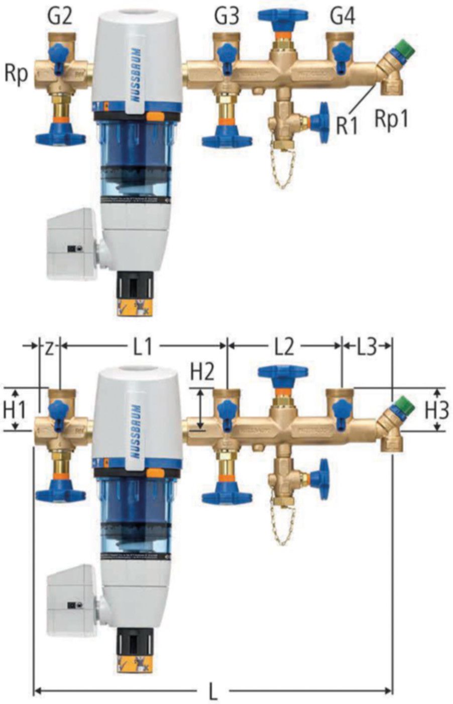 Standard-Verteilbatterien NUSSBAUM