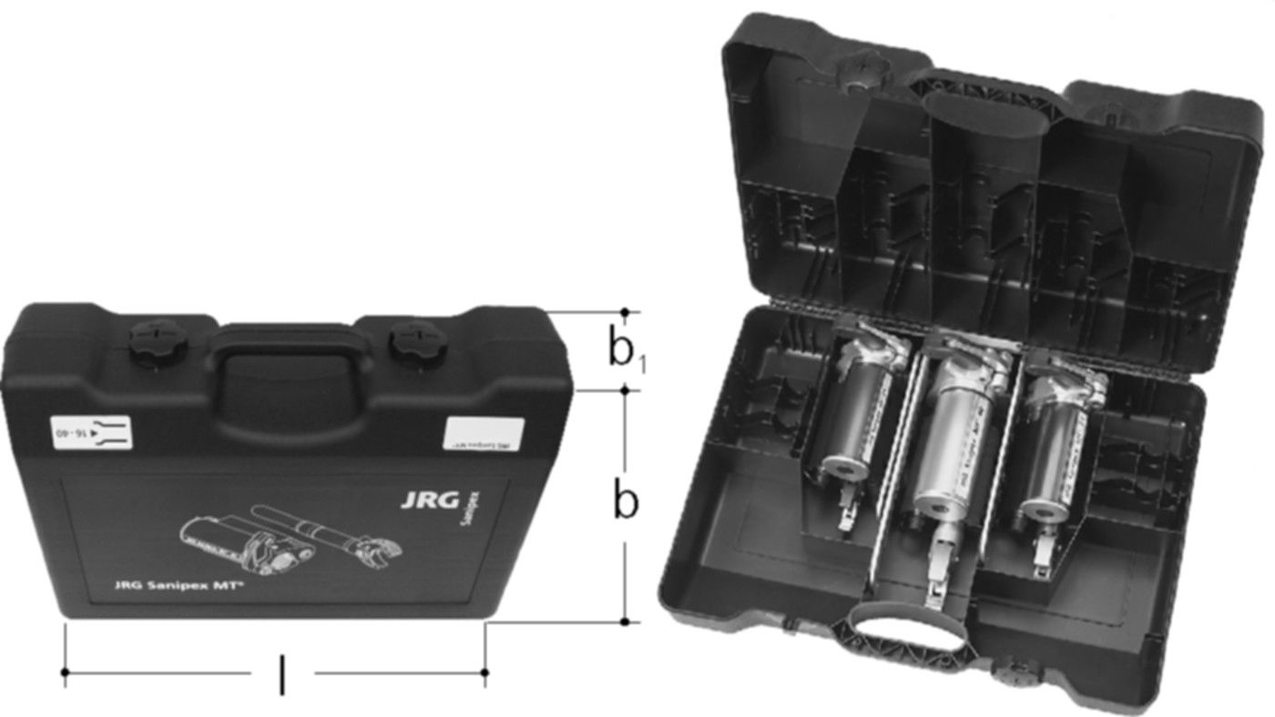 Montagekoffer +GF+ JRG Sanipex MT