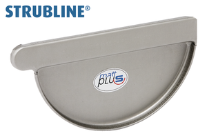 Anklemmboden rechts 250 mm 126 "Strubline" - MattpluS Spenglereihalbfabrikate