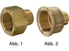 Messing-Reduktion 8246 IG-AG 1"- 1/2" - Messing-Gewindefittings