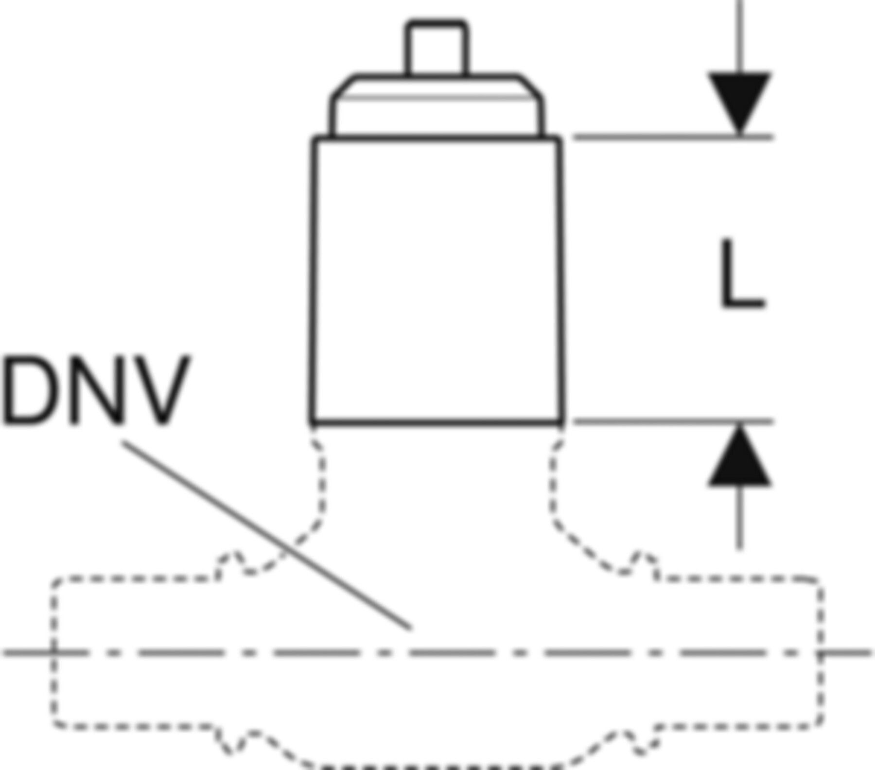 Verlängerung DN 8-20 241.314.00.1 zu Griff Kugelhahnen Edelstahl - Geberit Systemventile / Armaturen