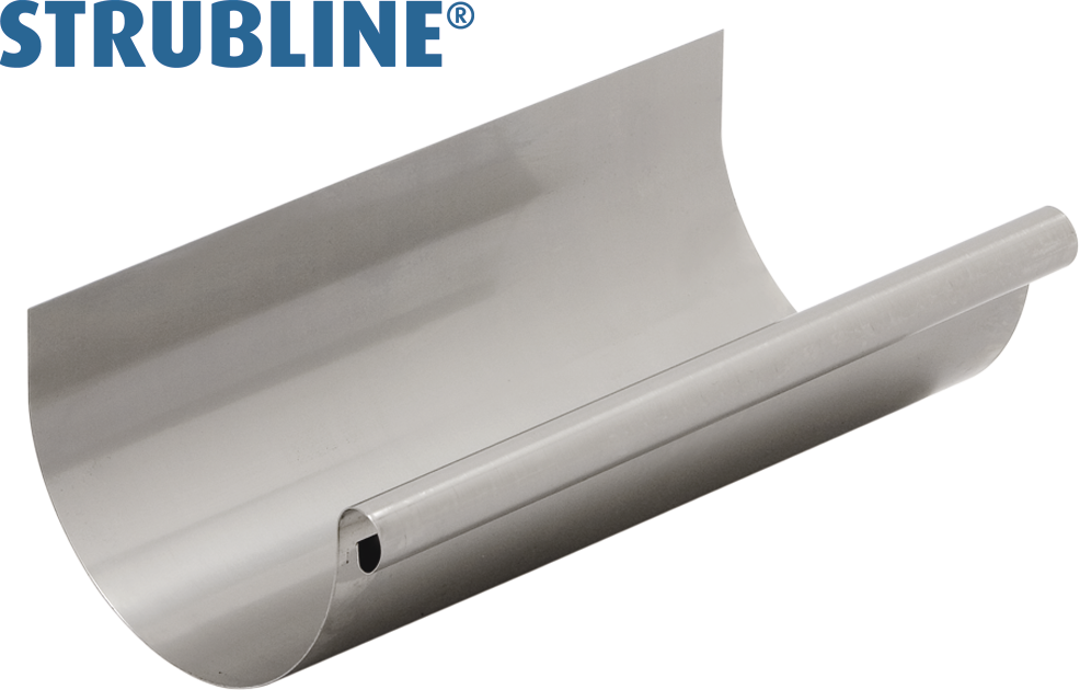 Dachrinnen 0.62 a 6 M 400 mm 100 "Strubline" - Verzinkte Spenglereihalbfabrikate