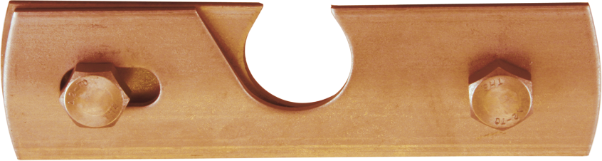 Schneefanglaschen 1/2"-1" 405 verstellbar - Kupfer Spenglereihalbfabrikate