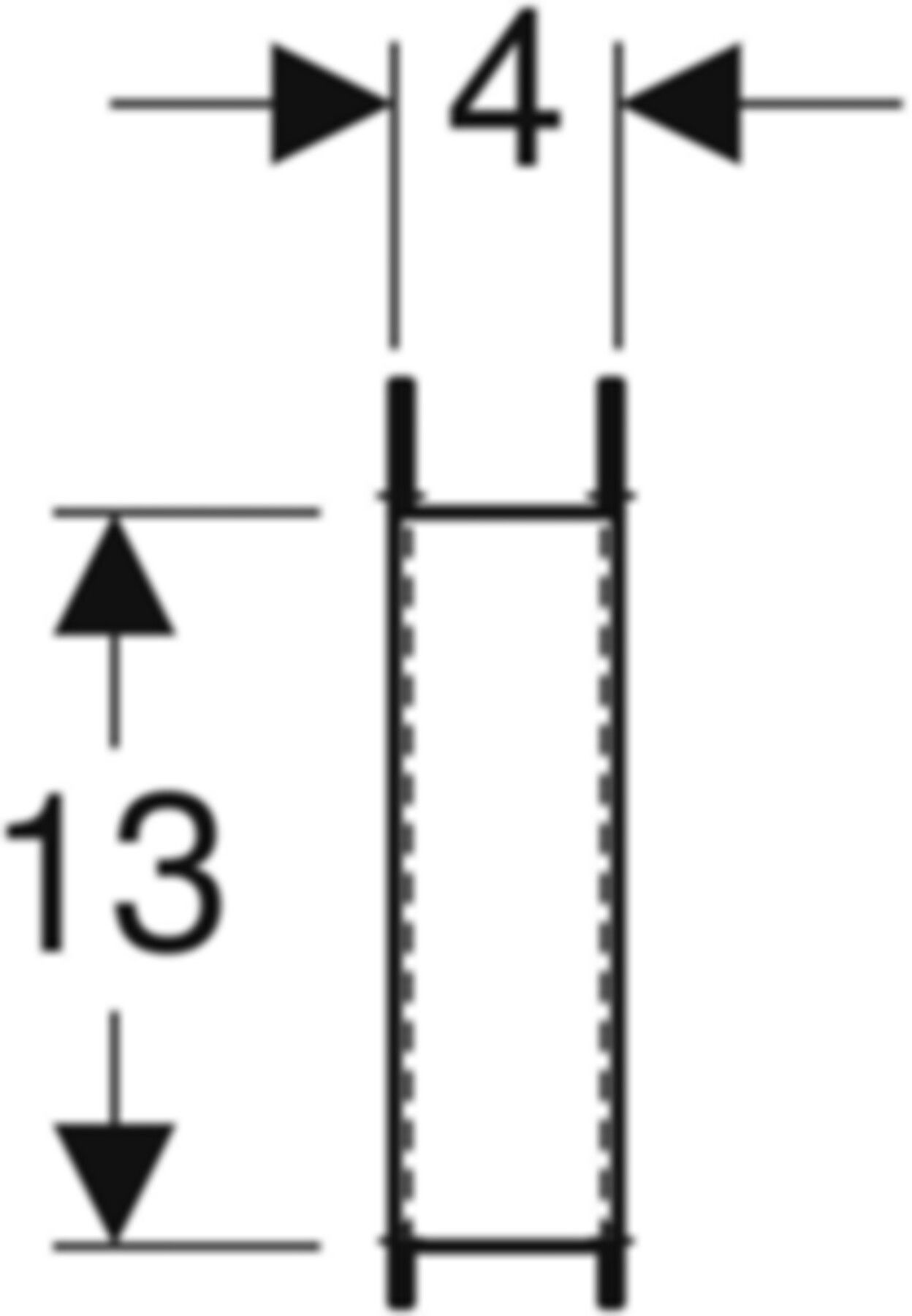 Abstützung für WC mit kleiner Auflagefläche 111.847.00.1 - Geberit-Duofix