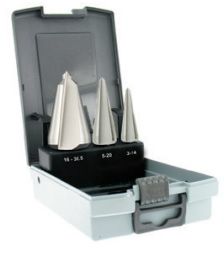 TIVOLY Blechschälbohrer-Satz, HSS Grösse 3-14,5-20,16-30.5 mm - Bohren