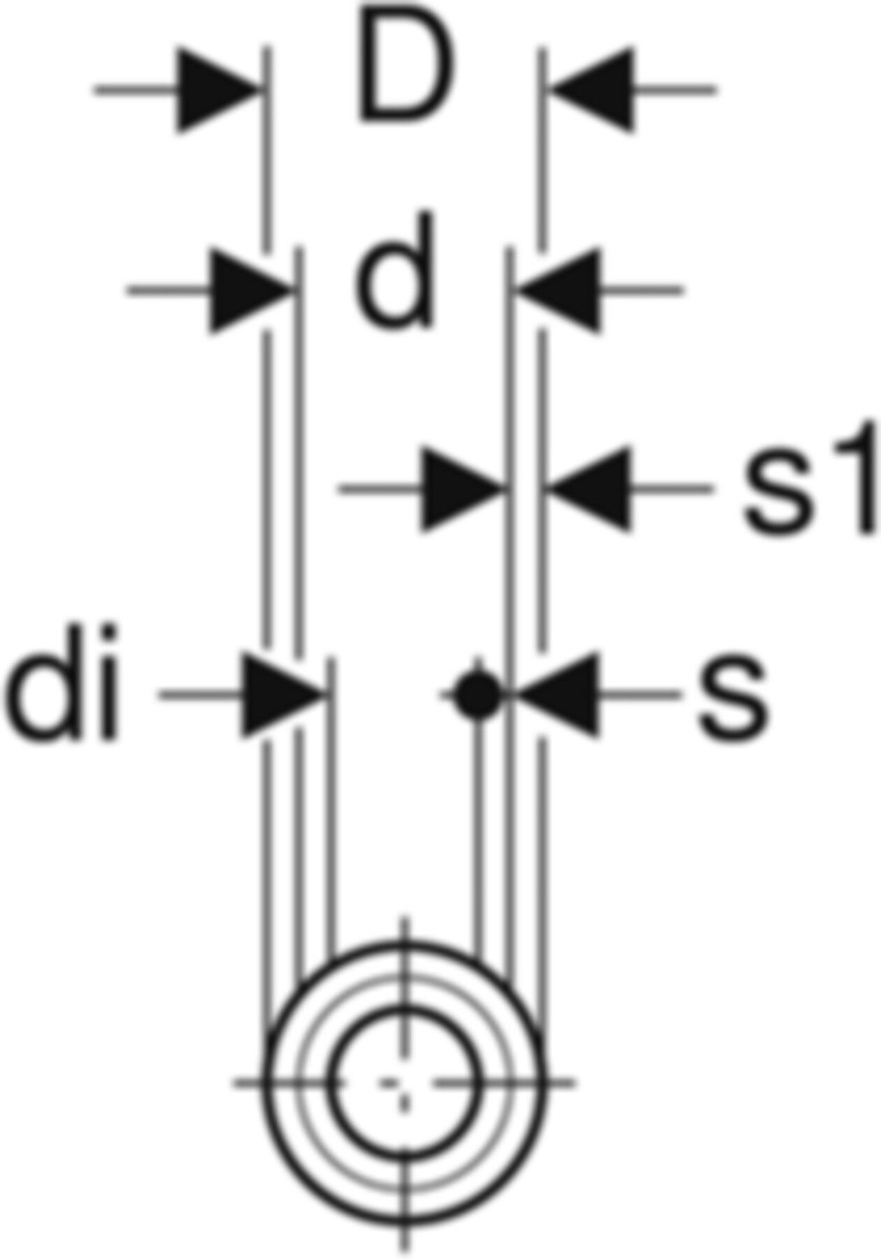 C-Stahlrohre umm. weiss 42 x 1.5mm 19207 Stangen à 6m - Mapress-Heizungs-Rohre C-Stahl