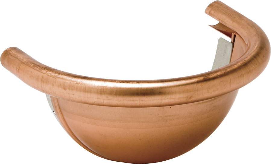 Kugelboden zum Anlöten 330 mm 130 - Kupfer Spenglereihalbfabrikate