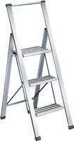 TECHNOCRAFT Alu-Klappleiter Slimstep 3 Stufen, 1265x440x54mm, max 150kg - Garten