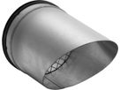 Stutzen schräg mit geradem Maschengitter 300mm ILNU45-V - Spiralfalzrohre und Zubehör System Safe