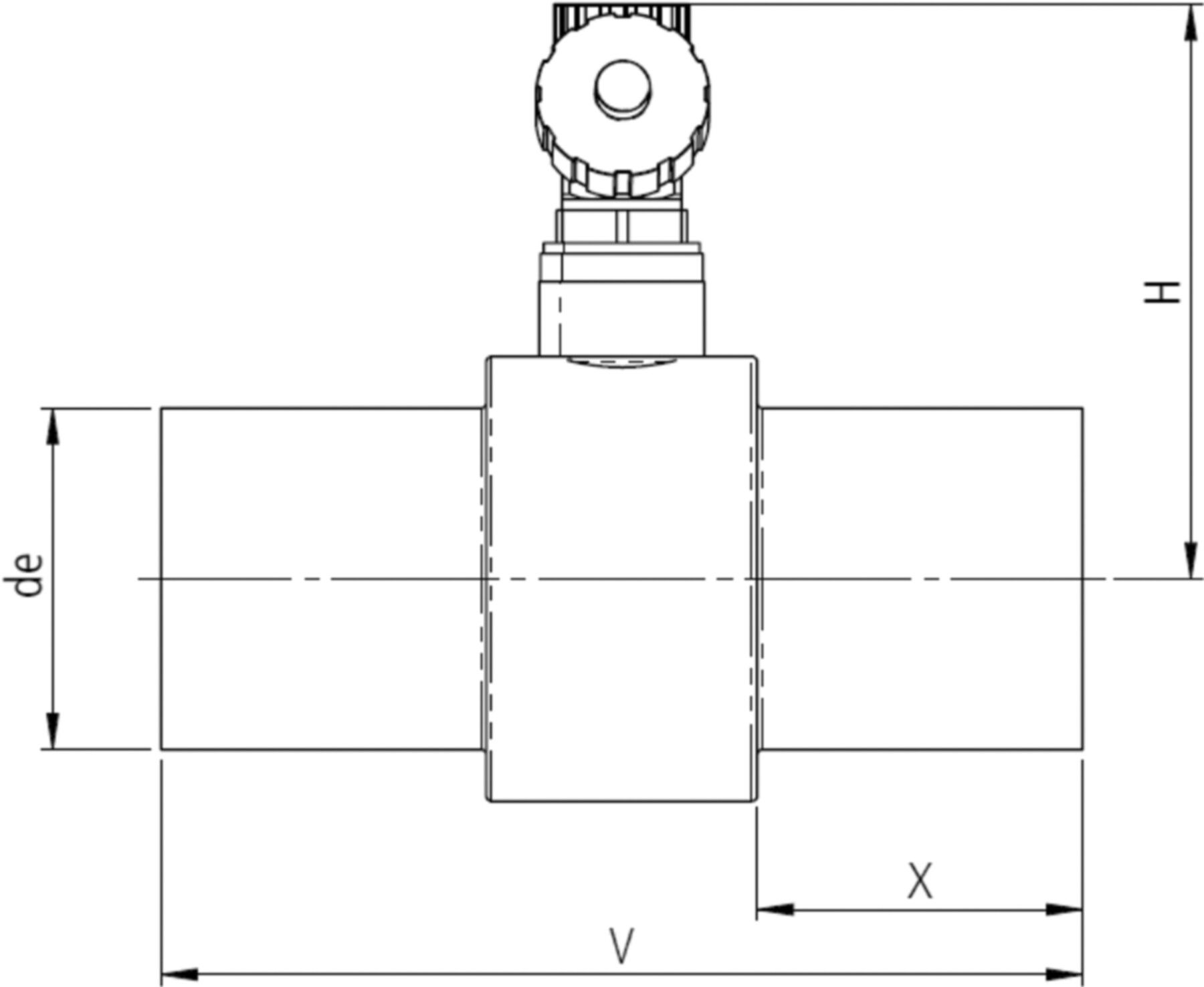 Entlüfterstück 63 SDR11 1/2" 06.8102 - Haka-Erdwärmetechnik