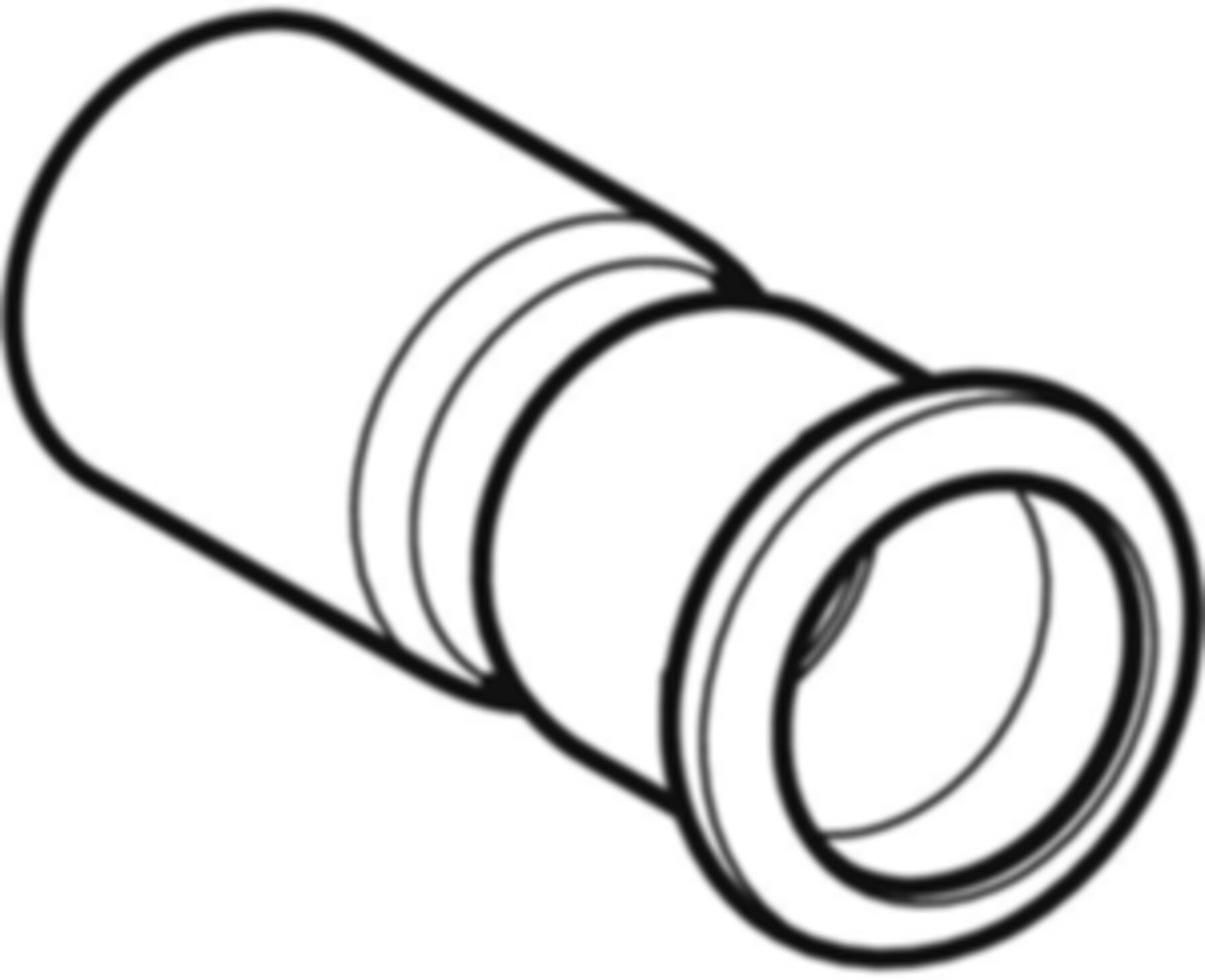 Reduktion m/Steckende 35-28mm 32313 - Mapress-Sanitär-Presssystem-Formstücke