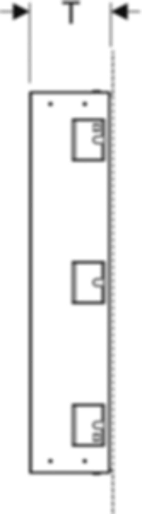 Nischenablagebox 461.790.00.1 mit Einlegeböden - Geberit-GIS