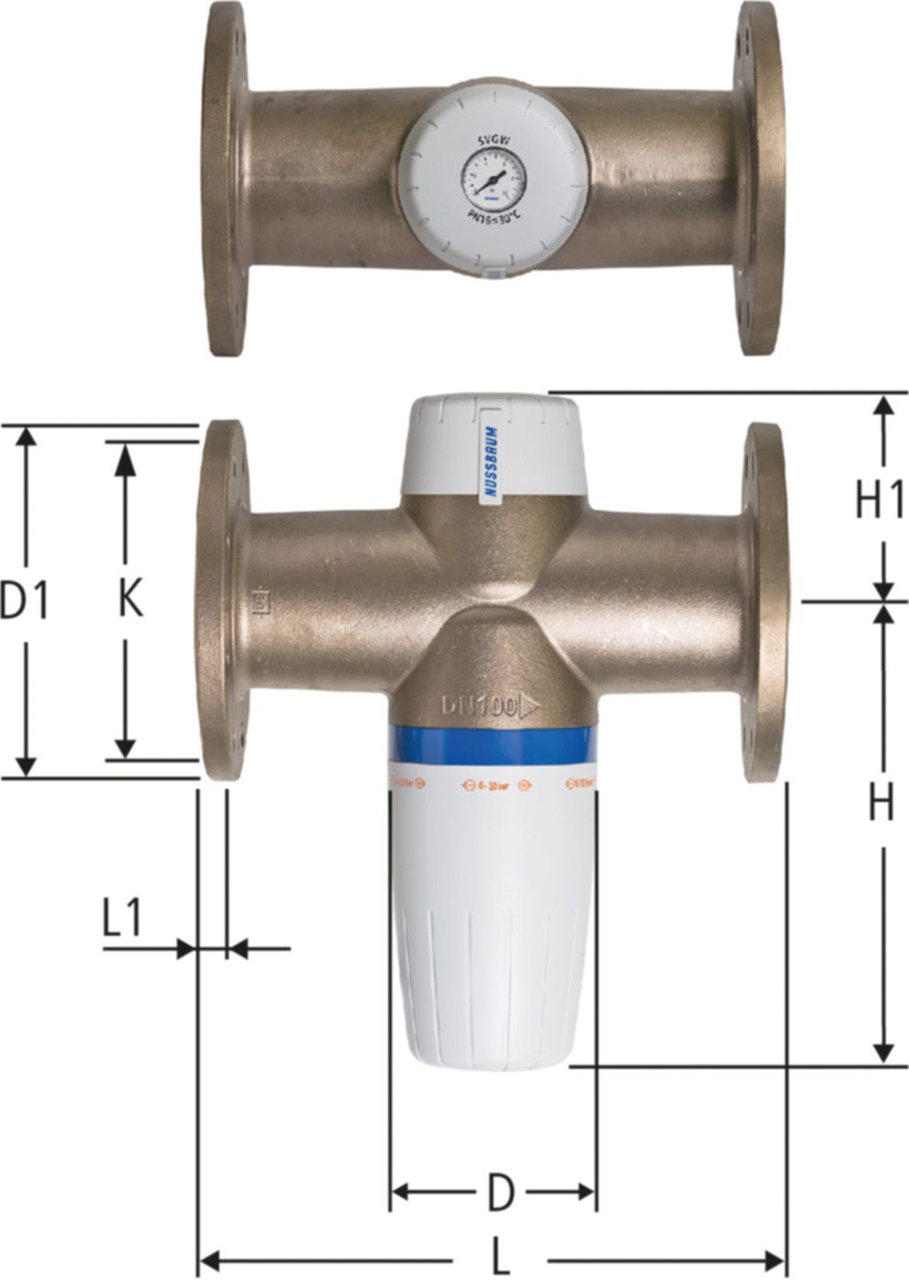 Druckreduzierventile NUSSBAUM