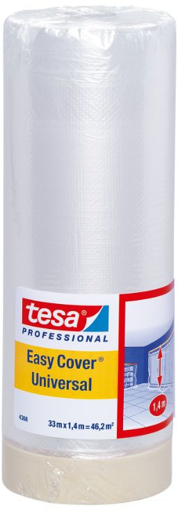 Easy Cover Folie 17:2600mm hellbeige transparent, Profi - Kleben