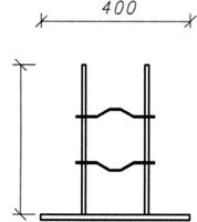Oberteile Einlegerohrschelle für Kanalisation