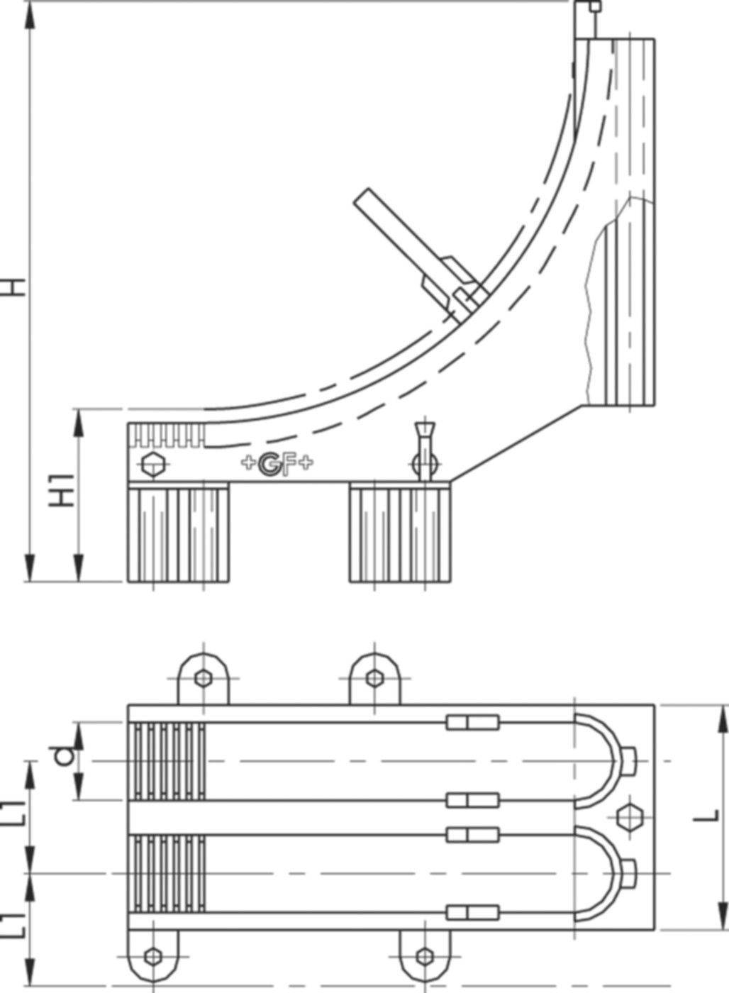 Rohrstützen Instaflex 16/20 mm 3892 760 853 399 - GF Instaflex-Klemmprogramm