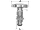 Oberteil Geradsitzventil 1/2" 5340.240 mit Metall-Handrad - JRG Armaturen