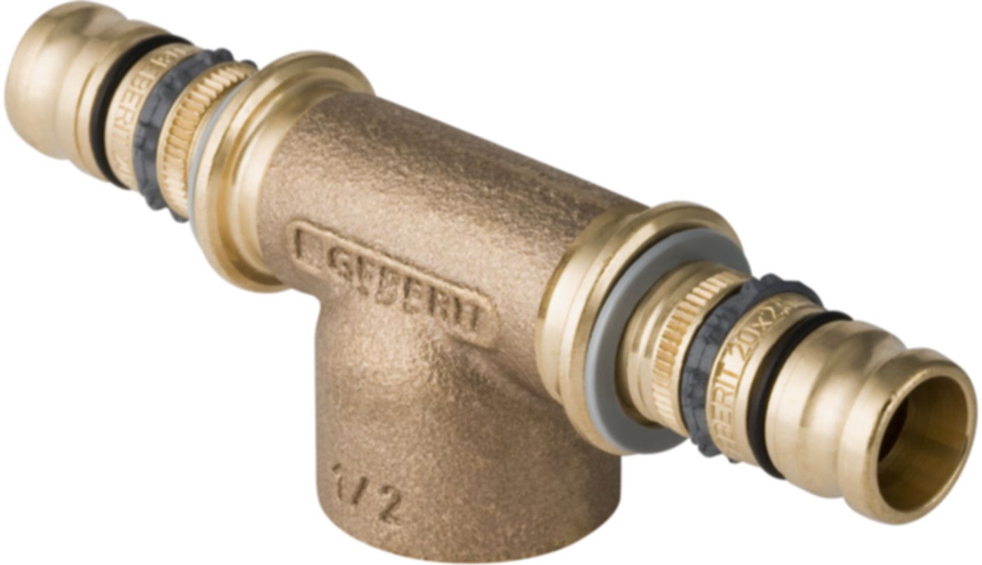 T-Stück m/IG 40mm- 1"-40mm 605.363.00.5 - Geberit-Mepla-Formstücke