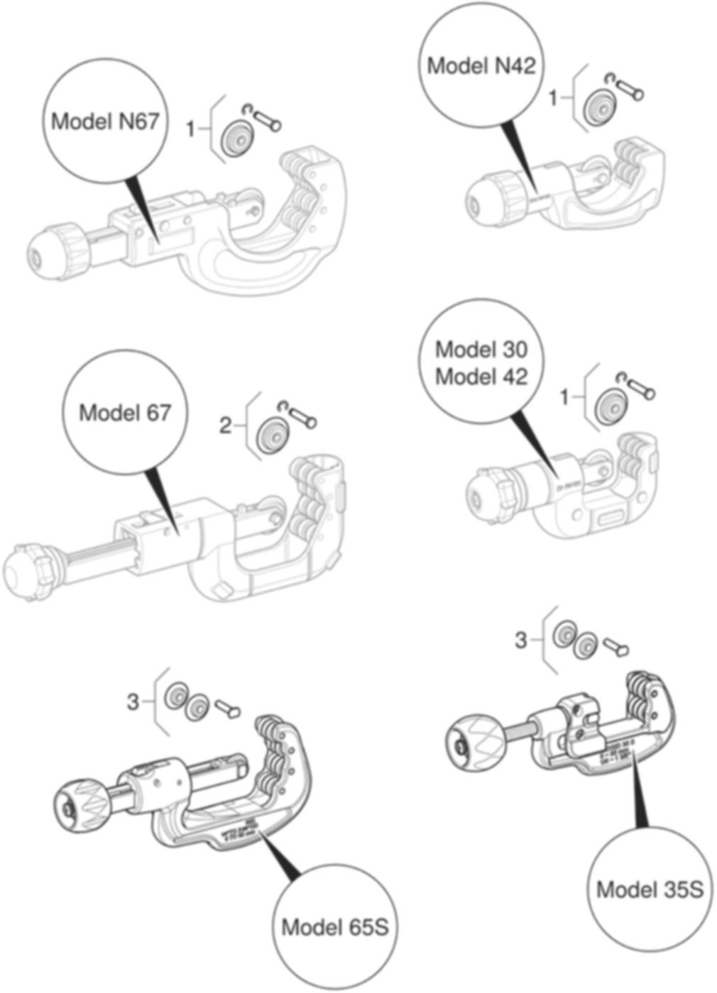 Schneidrad-Sets GEBERIT Mapress