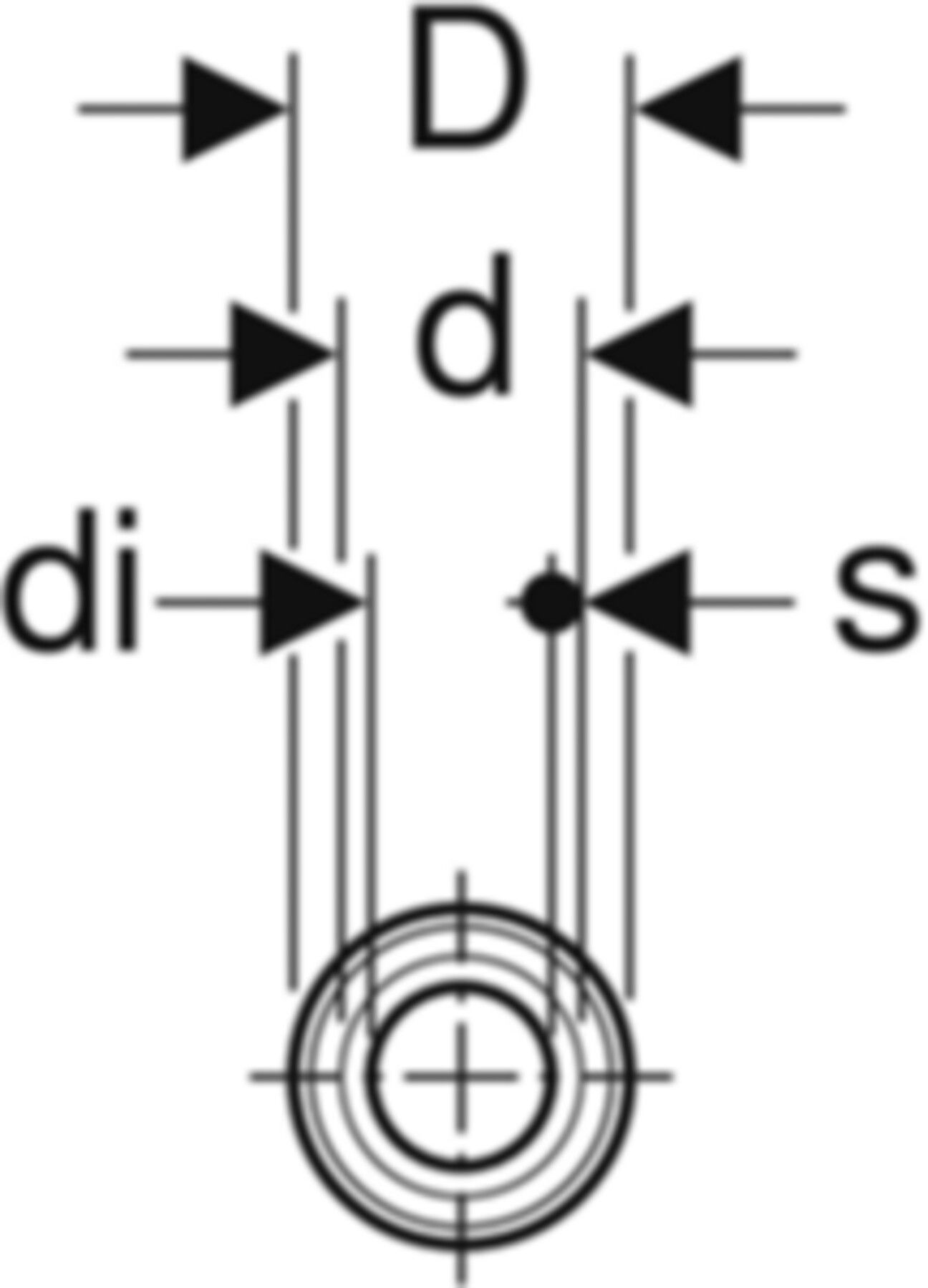 Metallverbundrohr 20mm 619.221.00.1 Rollen à 50 m, in Schutzrohr - Geberit FlowFit-Rohre/Formstücke