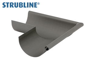 Rinnenwinkel äussere 250 mm 140 gefalzt/gelötet "Strubline" - Zink vorbew. Spenglereihalbfabrikate