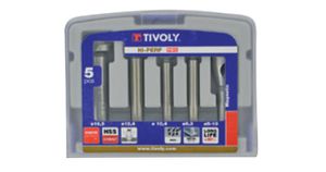 Dreilippenspitzsenker-Satz TIVOLY 8.3 - 16.5mm, 90°, HSS-E - Bohren