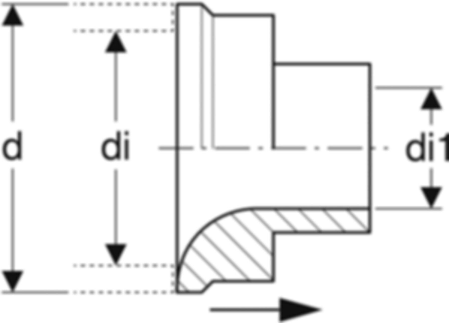 Saugdüse für Einrohrheizung 18mm 90253 - Mapress-Heizungs-Formstücke