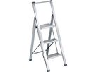 TECHNOCRAFT Alu-Klappleiter Slimstep 3 Stufen, 1265x440x54mm, max 150kg - Garten