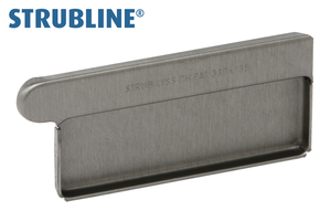 Anklemmboden links eckig 330 mm 129 "Strubline" - Zink vorbew. Spenglereihalbfabrikate